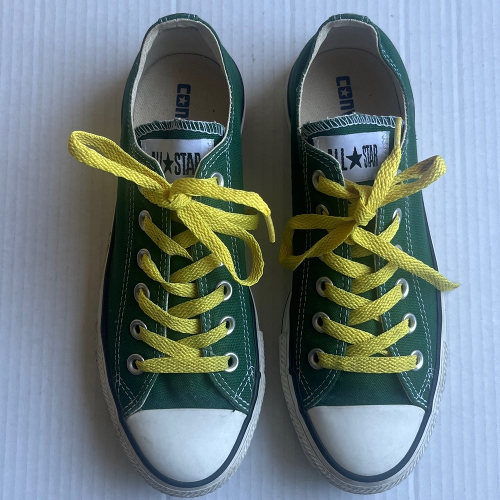 Converse All Star Low Top Green Sneakers